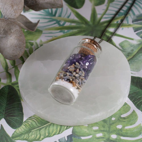 Intuition Affirmation Jar Necklace