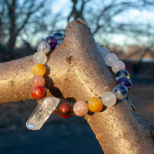 "Rosa" Semi-Precious Crystal Bracelet