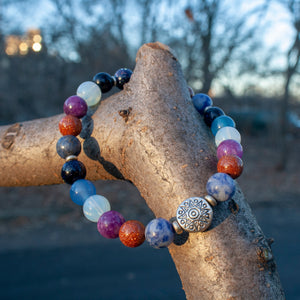 "Twilight" Semi-Precious Crystal Bracelet